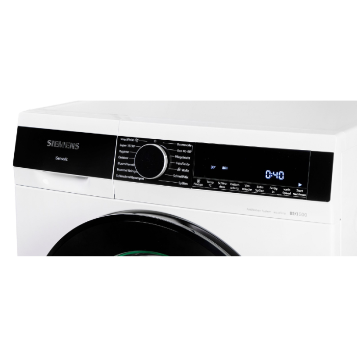 SIEMENS Perilica rublja 10kg iQ500 WG56G2Z41 program bez gužvanja smartFinish, sustav protiv mrlja, program za vanjsku upotrebu - Slika 15