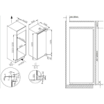 AMICA Ugradbeni hladnjak EKS 16174 Sigurnosno staklo - Slika 7