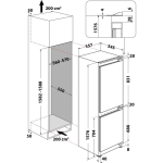 Bauknecht KGIS 16S2 Ugradbeni hladnjak sa zamrzivačem, bijeli - Slika 4