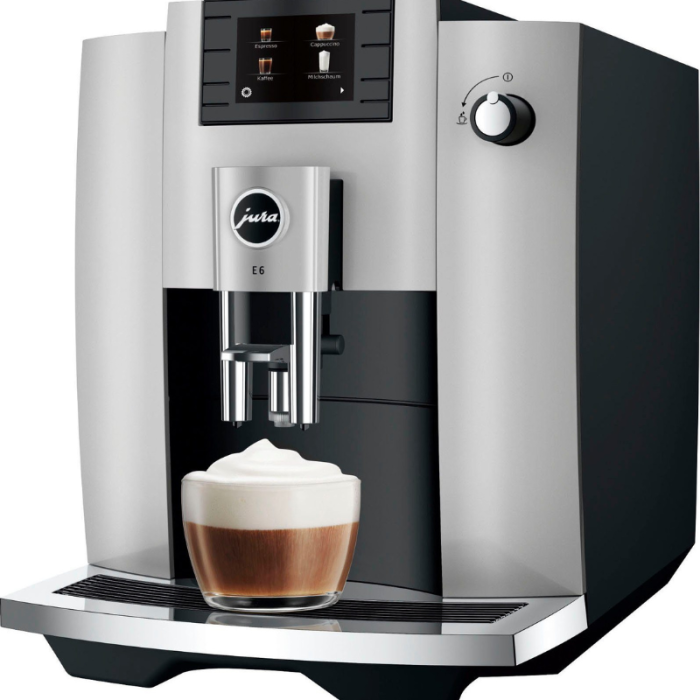 JURA Potpuno automatski aparat za kavu 15676 E6 Platinum (ECS) uključujući 24160 WiFi Connect - Slika 1