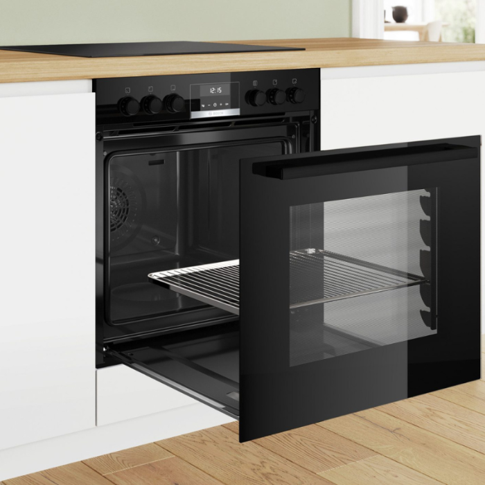 BOSCH ugradbeni set HND611LS67 Kolica za pećnicu s izvlačnim vratima za praktično kuhanje i pečenje - Slika 2