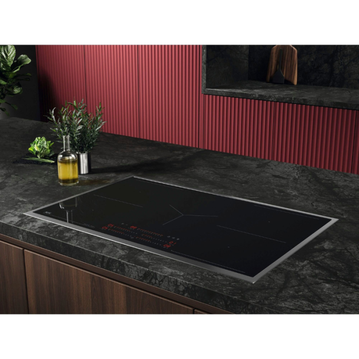 AEG Indukcijska ploča za kuhanje serije 6000 TK85IM0FRB PowerBoost, 5 zona za kuhanje, Hob²Hood, Doublebridge, Proizvedeno u Njemačkoj - Slika 2