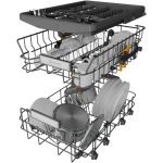 BAUKNECHT Ugradbena perilica posuđa BK6UB10BS7A0X PowerClean - Slika 12