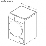 BOSCH Sušilica s toplinskom pumpom Serija 8 WQB235B40 Samočisteći kondenzator, Automatsko sušenje, Pametno sušenje, Home Connect - Slika 7