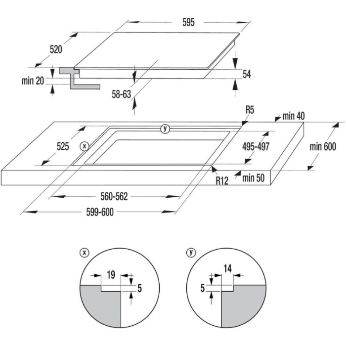 GORENJE ugradbeni set Pacific Induction 2021 Funkcija za pizzu s 300 °C – idealno za pizzu, focacciu i još mnogo toga! - Slika 21
