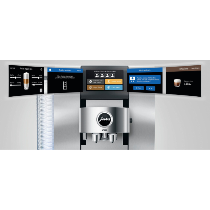 JURA Potpuno automatski aparat za kavu 15384 Z10 Aluminij Bijela (EB) - Slika 4