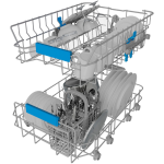 PRIVILEG Samostojeća perilica posuđa PV2FC10BS7A0S Auto Door - sustav automatskog otvaranja vrata (može se deaktivirati) - Slika 9