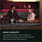 AEG XUB6845AS Samodostatna ploča za kuhanje s integriranom napom / SaphirMatt® / odvod zraka prema dolje / odvod zraka / odvod zraka ili recirkulacija / 80 cm - Slika 6