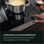AEG XUB6845AS Samodostatna ploča za kuhanje s integriranom napom / SaphirMatt® / odvod zraka prema dolje / odvod zraka / odvod zraka ili recirkulacija / 80 cm - Slika 5