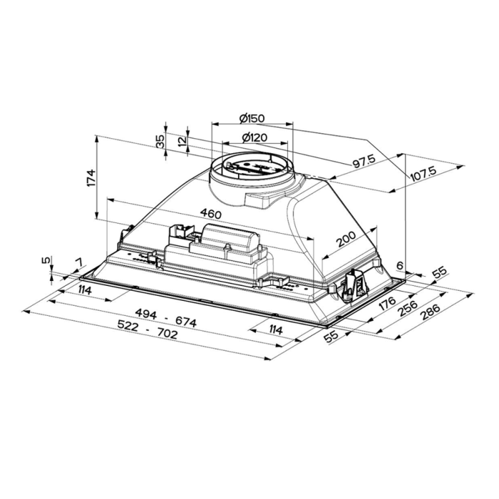 FABER Napa Inka Smart C Inka Smart C BK A52 - Slika 3
