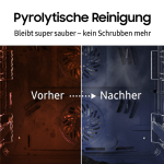 SAMSUNG Pirolitička pećnica Serija 4 NV7B44503DB Mat završna obrada stvara elegantan i moderan izgled. - Slika 9