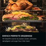 AEG Ugradbena pećnica 9000 TP9SB82WAB AI pomoćnik za kuhanje, 100% kuhanje na pari i sous vide, Wi-Fi, Proizvedeno u Njemačkoj - Slika 10