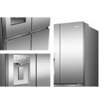 HISENSE side by side RQ5P470SYID Dozator vode/leda, Total NoFrost, Metalno hlađenje - Slika 18