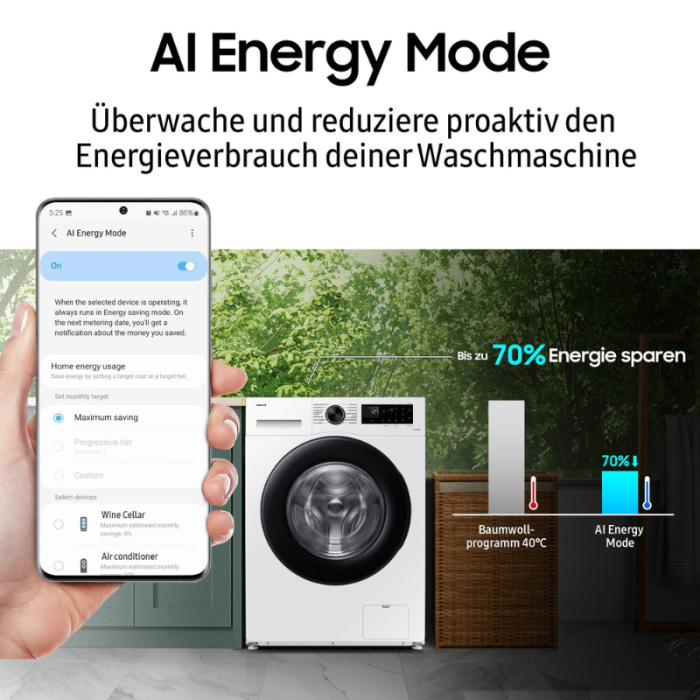 SAMSUNG Perilica-sušilica rublja WD5000D WD9EDG5B15BE Program higijenske pare - Slika 10