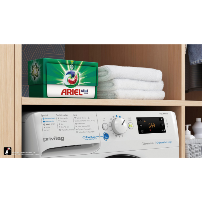 PRIVILEG Perilica rublja PWFV X 953 AA Kratki 45' – s punim teretom - Slika 6