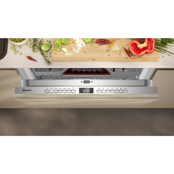 NEFF potpuno ugradbena perilica posuđa S155ECX15E s Rack Maticem - Slika 2