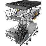 BAUKNECHT potpuno ugradbena perilica posuđa BK41C11BS7LA0 ActiveDry - Slika 10