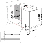 PRIVILEG Potpuno ugradbena perilica posuđa RSIO 3T224 E (2) - Slika 8