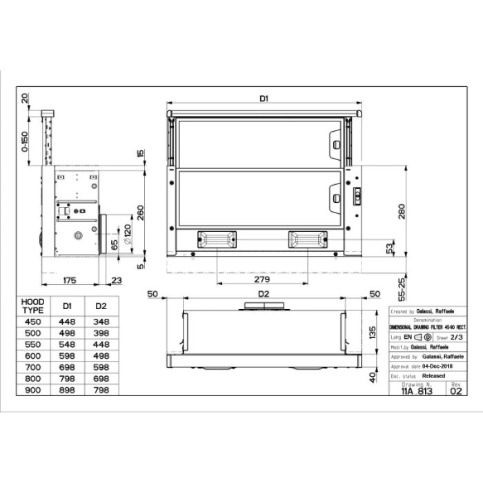 FABER Napa Flexa Glass Flexa NG Glass BK A60 - Slika 2