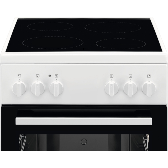 AEG Električni samostojeći štednjak CCB50090BW 4 zone za kuhanje, 6 programa, energetska klasa A, uključujući lim za pečenje - Slika 2