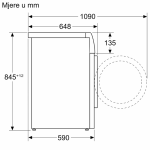 BOSCH perilica rublja serija 8 WGB254030 - Slika 5