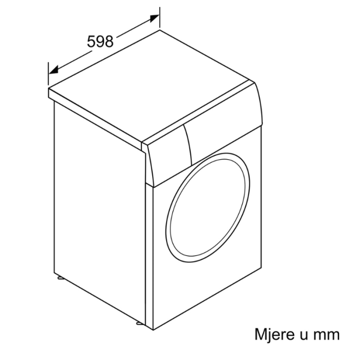 BOSCH perilica rublja serija 8 WGB254030 - Slika 4