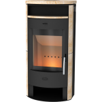 KAMIN Ekskluzivna peć na drva Heathus MAIA od pješčanika 6 kW, povremeno gorenje, mjesto ugradnje u vašem domu, odjeljak za čaj i drva - Slika 2