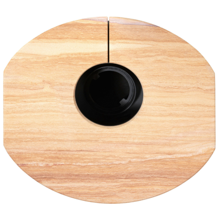 KAMIN Ekskluzivna peć na drva Heathus MAIA od pješčanika 6 kW, povremeno gorenje, mjesto ugradnje u vašem domu, odjeljak za čaj i drva - Slika 7