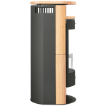 KAMIN Ekskluzivna peć na drva Heathus MAIA od pješčanika 6 kW, povremeno gorenje, mjesto ugradnje u vašem domu, odjeljak za čaj i drva - Slika 3