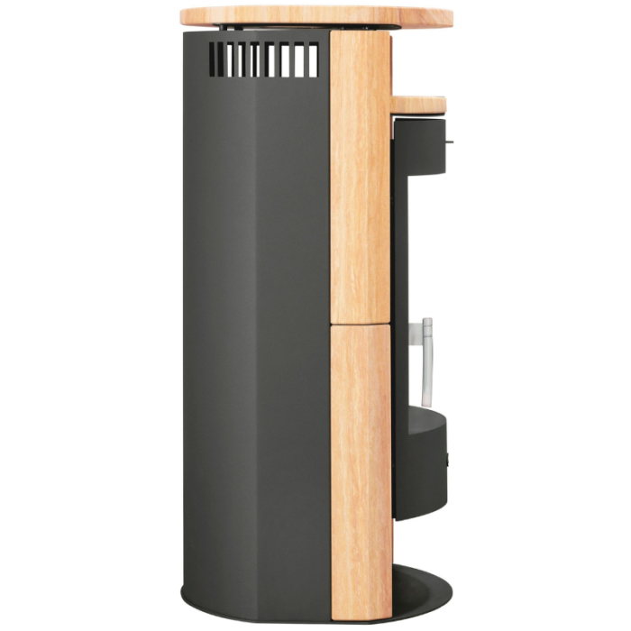 KAMIN Ekskluzivna peć na drva Heathus MAIA od pješčanika 6 kW, povremeno gorenje, mjesto ugradnje u vašem domu, odjeljak za čaj i drva - Slika 3