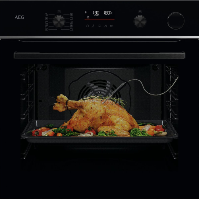Bez naslova (800 x 800 piks.) (Objava na Instagramu) AEG Pirolitička pećnica 6000 TR6PB50WSB Pećnica s ubrizgavanjem pare + vrućim zrakom, pirolitičko samočišćenje, WiFi - Slika 1