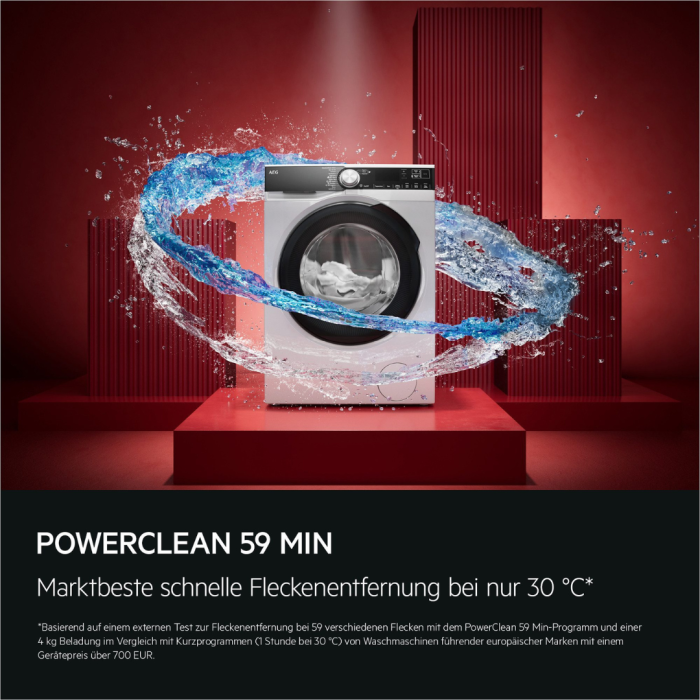 AEG Ugradbena perilica rublja 8000 LR8BI7480 PowerClean: Potpuno uklanjanje mrlja za 59 minuta na samo 30°C - Slika 7