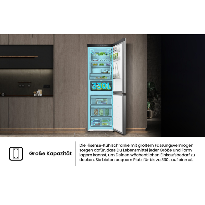 HISENSE RB3K330SAIC hladnjak/zamrzivač Potpuno bez zamrzavanja - Slika 14