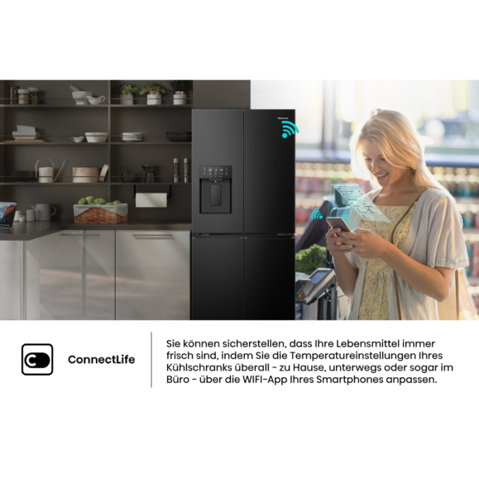HISENSE Multi door RQ5P470SYFD Dozator vode/leda - Slika 9