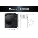HISENSE Sušilica s toplinskom pumpom serije 5S DH5S102BB - Slika 9