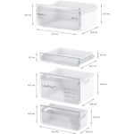 BOSCH Serija 2 KIV86NSE0 Multi Box XXL: ekstra velika ladica za voće i povrće - Slika 4