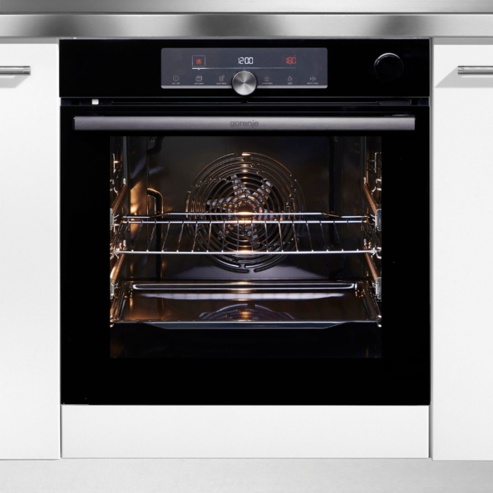 GORENJE Pećnica BPSA 6747 Piroliza, teleskopske vodilice na 2 razine, spremnik za vodu za paru, funkcija AirFry - Slika 5