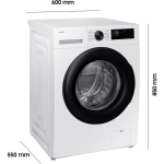 SAMSUNG Perilica rublja WW5000F WW1EFG5U34AEEG AI Ecobubbleᵀᴹ - Učinkovito i nježno pranje - Slika 6