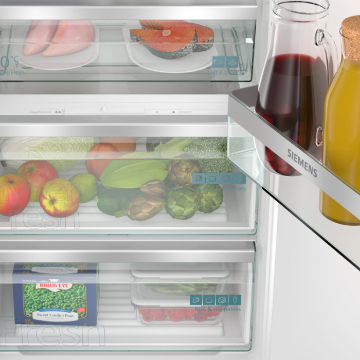 SIEMENS Ugradbeni hladnjak iQ500 KI81RADD0 LED svjetlo, ladica hyperFresh <0°C, meko zatvaranje - Slika 4