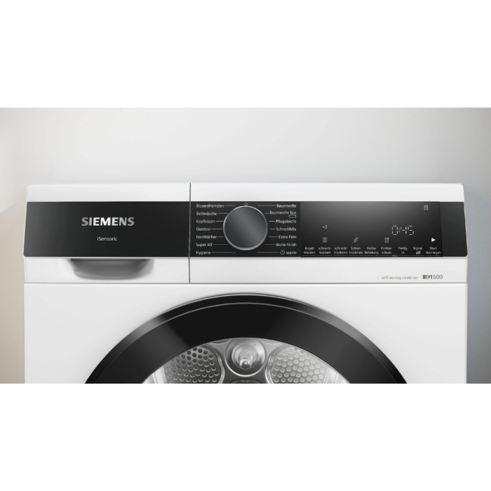 SIEMENS iQ500 WQ45G2D00 sušilica s toplinskom pumpom Samočisteći kondenzator, pola punjenja, obrnuti bubanj - Slika 6