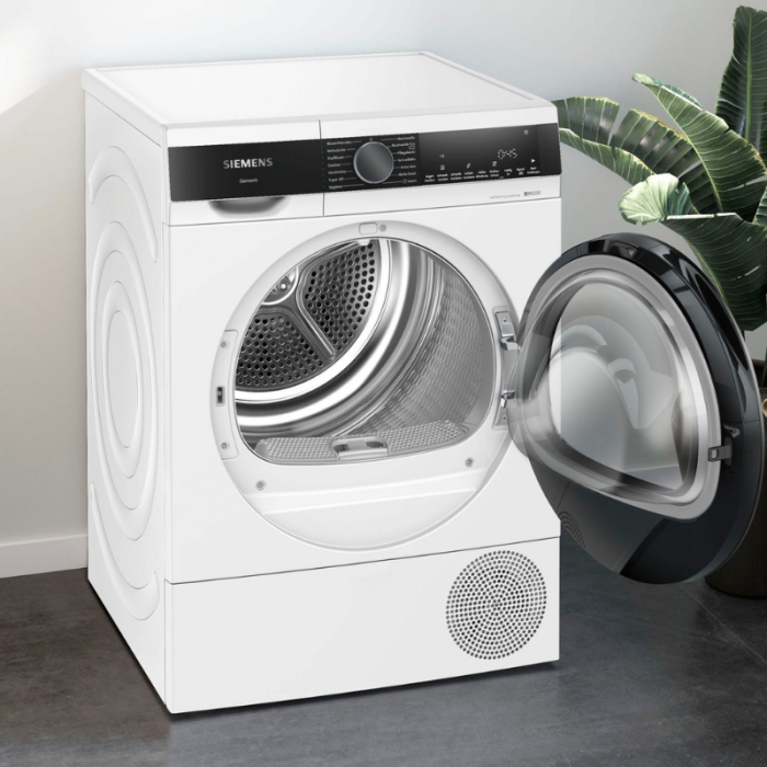 SIEMENS iQ500 WQ45G2D00 sušilica s toplinskom pumpom Samočisteći kondenzator, pola punjenja, obrnuti bubanj - Slika 2