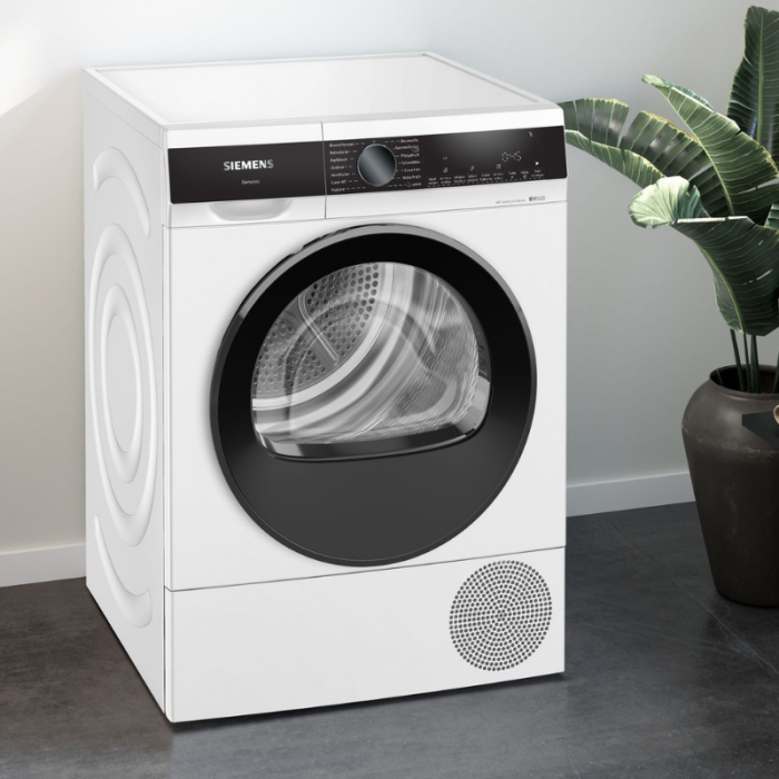 SIEMENS iQ500 WQ45G2D00 sušilica s toplinskom pumpom Samočisteći kondenzator, pola punjenja, obrnuti bubanj - Slika 3