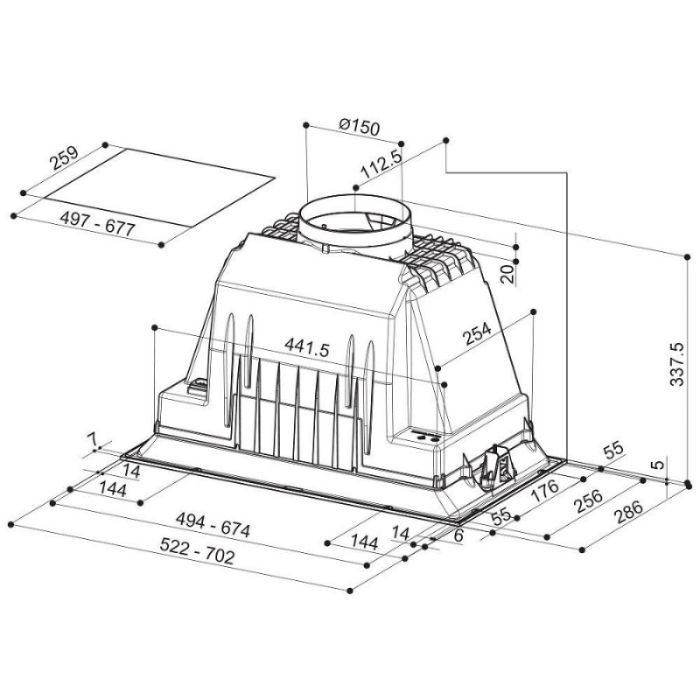 FABER Inka Plus HCS BK A70 - Slika 3
