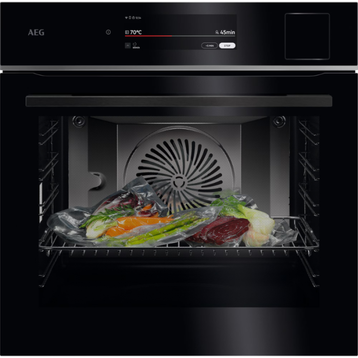 Bez naslova (800 x 800 piks.) AEG TP9SB83ZAB 9000 ProAssist sa SteamPro i Sous Vide / Ugradbena pećnica / Omogućen Wi-Fi / Čišćenje parom / Crna - Slika 1
