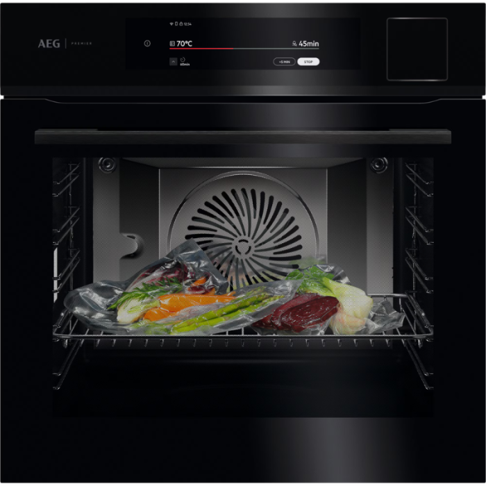 Bez naslova (800 x 800 piks.) AEG BS9900B 9000 ProAssist sa SteamPro i Sous Vide / Ugradbena pećnica / Omogućen Wi-Fi / Čišćenje parom / Crna - Slika 1