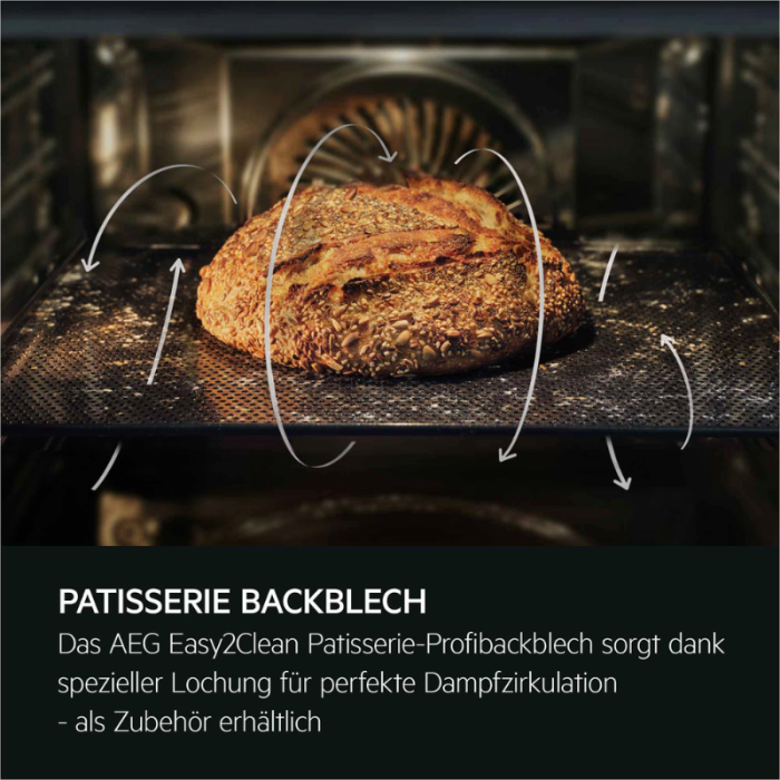 AEG BS9900B 9000 ProAssist sa SteamPro i Sous Vide / Ugradbena pećnica / Omogućen Wi-Fi / Čišćenje parom / Crna - Slika 12