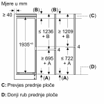 BOSCH Ugradbeni hladnjak sa zamrzivačem Serija 4 KIN96VFD0 - Slika 11