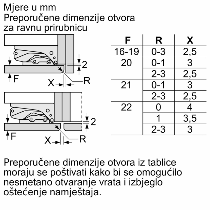 BOSCH Ugradbeni hladnjak sa zamrzivačem Serija 4 KIN96VFD0 - Slika 9