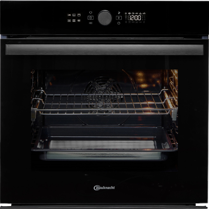 Bez naslova (800 x 800 piks.) BAUKNECHT Ugradbena pećnica BBI4S8HM1SK Funkcija za pizzu na 310°C – kao svježa iz kamene peći, funkcija AirFry - Slika 1