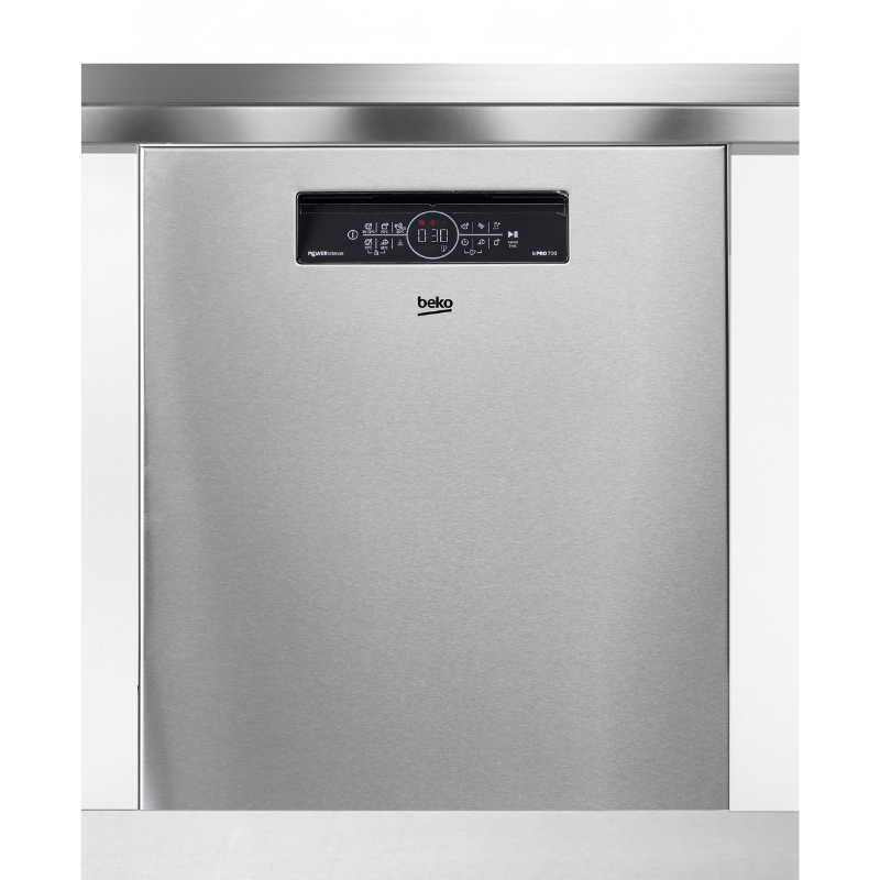 Bez naslova (800 x 800 piks.) BEKO Ugradbena perilica posuđa BDDN36462XP 8,5 l, 14 mjesta za jelo, Vrlo tiho s razinom buke do 38 dB - Slika 1
